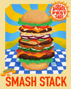 Burger Fest Post Illustration