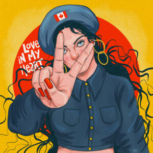 Love in my Heart Canada illustration