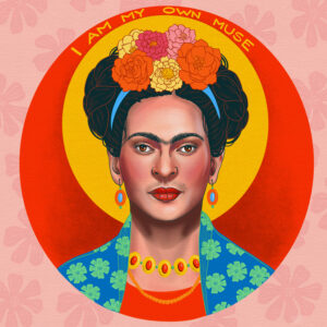 Frida Kahlo Iconic Women Series Illustration