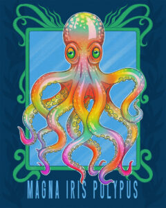 Under the Sea Octopus Illustration