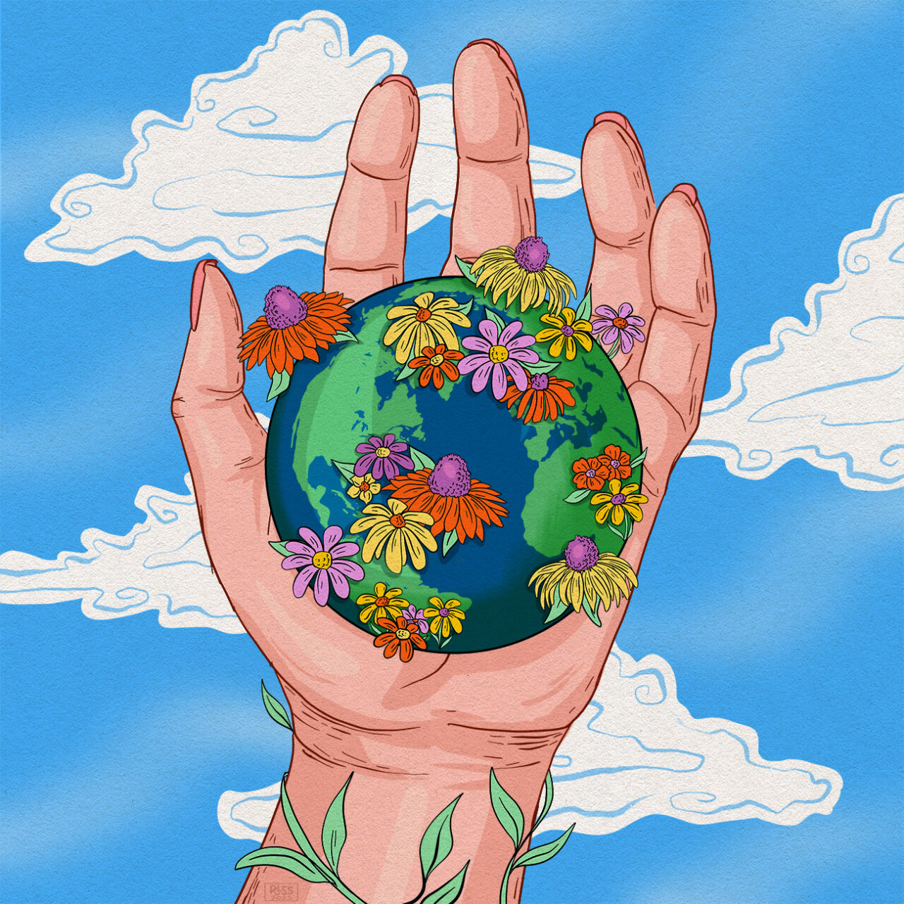 Earth Day illustration