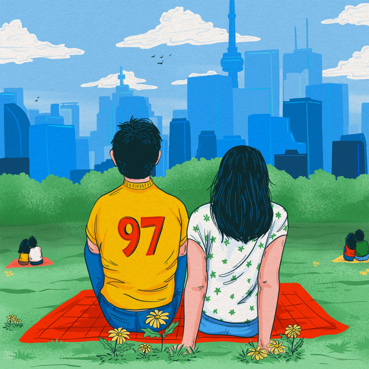Riverdale Park Toronto illustration