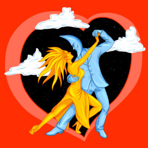 Sun & Moon Ballroom Dancing illustration