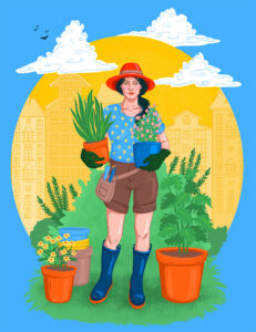 The Urban Gardener Illustration