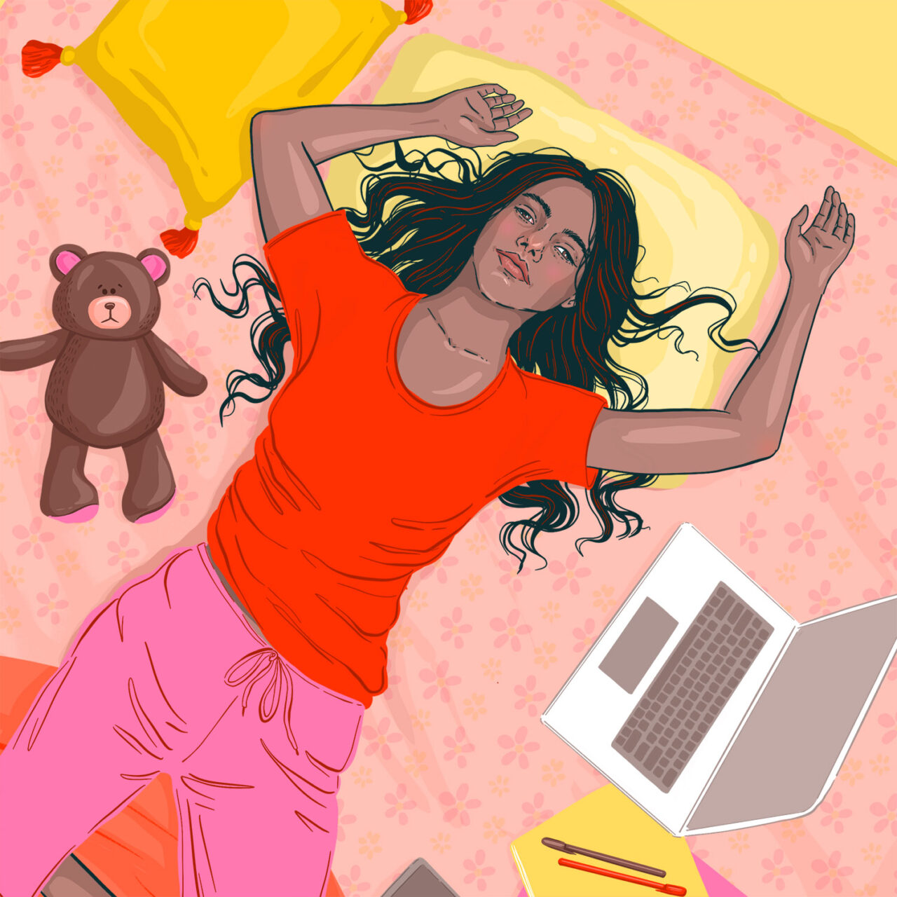 University Studying Illustration