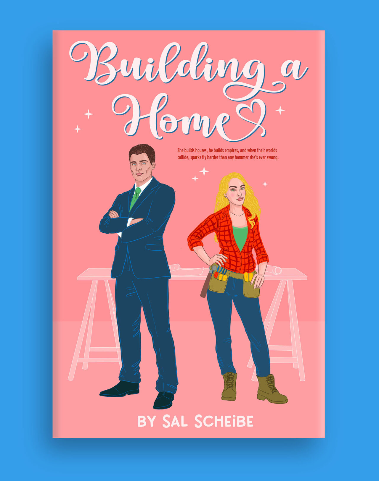 Sample Book Cover, Romance Illustration