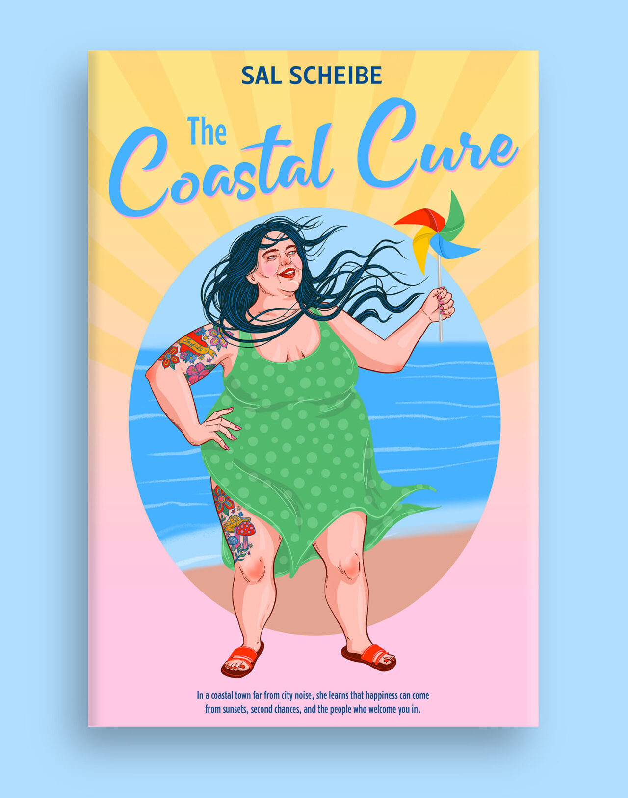 Sample Book Cover, Women's Fiction Illustration
