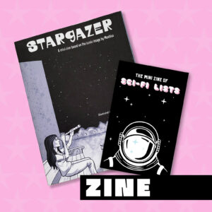 Stargazer comic zine and mini Sci-fi Zine