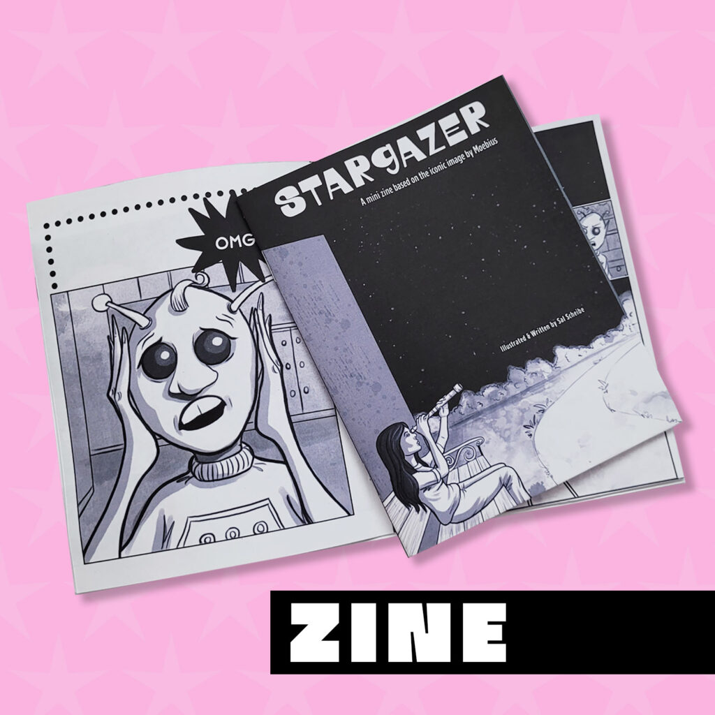 Comic Zine and mini sci-fi zine