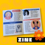 Feminist zine, Women Icons Zine, Small magazine about feminism and women's achievements
