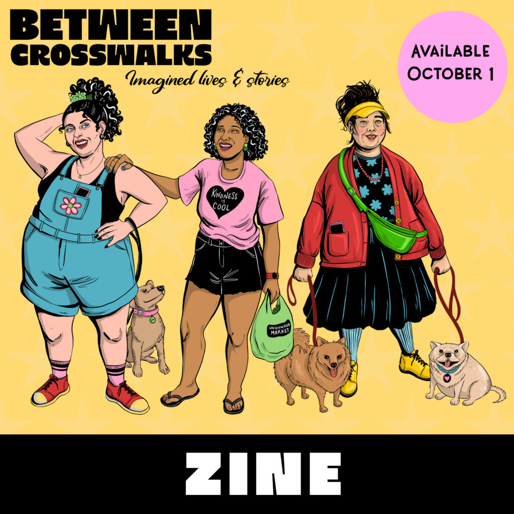 Literary Zine Between Crosswalks, Story zine