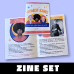 Feminist Zine Set, Small Acts of Microfeminism and Women Icons Zine