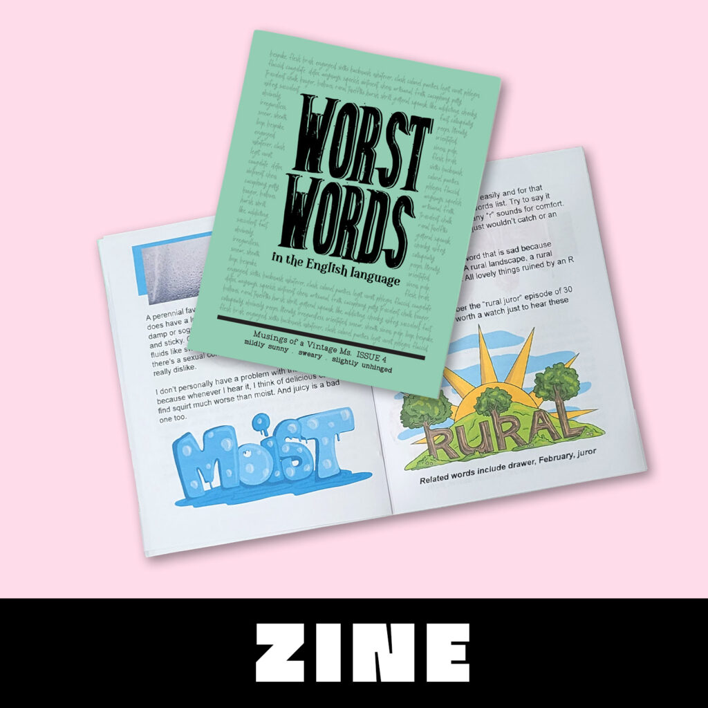 Worst Words in English Zine